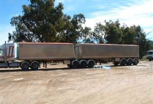 2009 Graham Lusty B-Double Grain Trailers 2009 Graham Lusty B-Double Grain Trailers