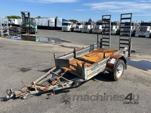 2003 Dingo Mini Digger Single Axle Box Trailer