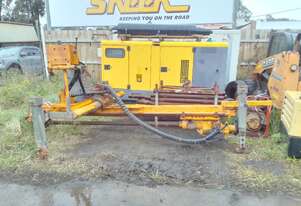 drill mast for skid steer / excavator / tractor , full air operation, 6' stroke ,