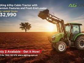 AgKing - 65HP Premier Cabin Tractor with Front End Loader - Package Deals - picture0' - Click to enlarge