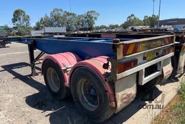 1985 Krueger ST-2-30 Tandem Axle Skel Trailer