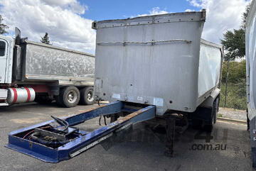 2004 Lusty EMS Tan Semi Tipper Tandem Axle Tipping Stag B Trailer