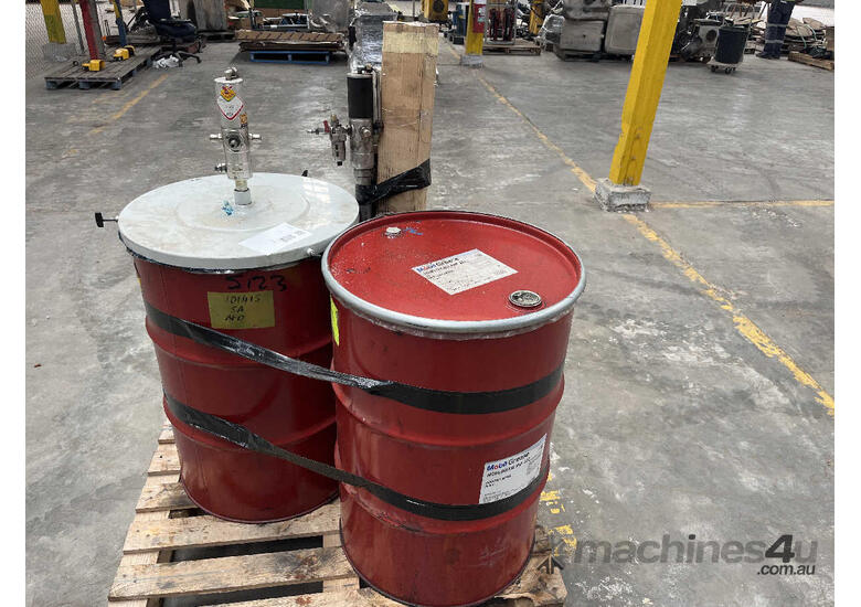 2 x Industrial Grease Drums