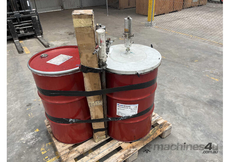 2 x Industrial Grease Drums
