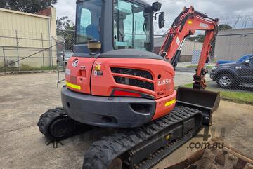 2019 KUBOTA U55-4 RUBBER TRACK EXCAVATOR WITH BUCKETS