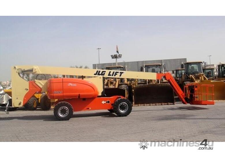 caption JLG 800AJ Articulating Boom Lift