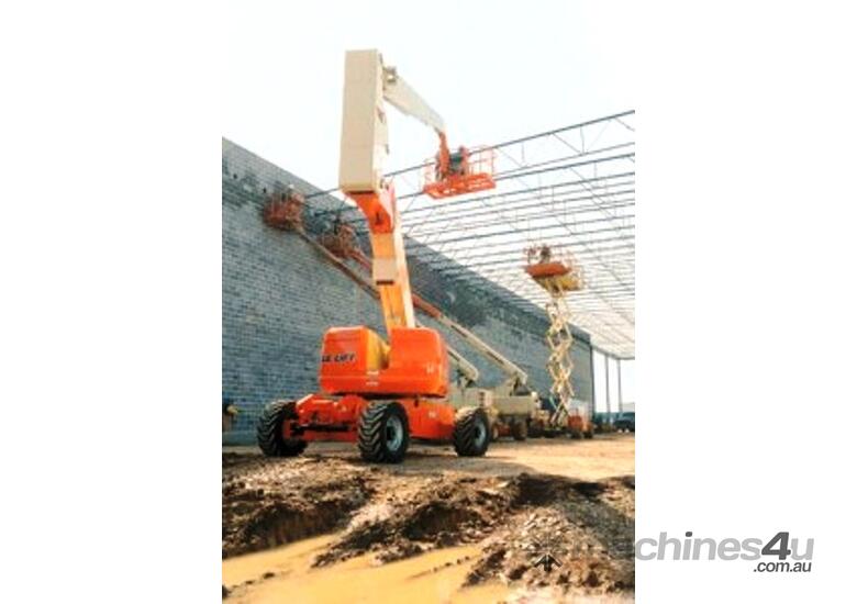 caption JLG 800AJ Articulating Boom Lift