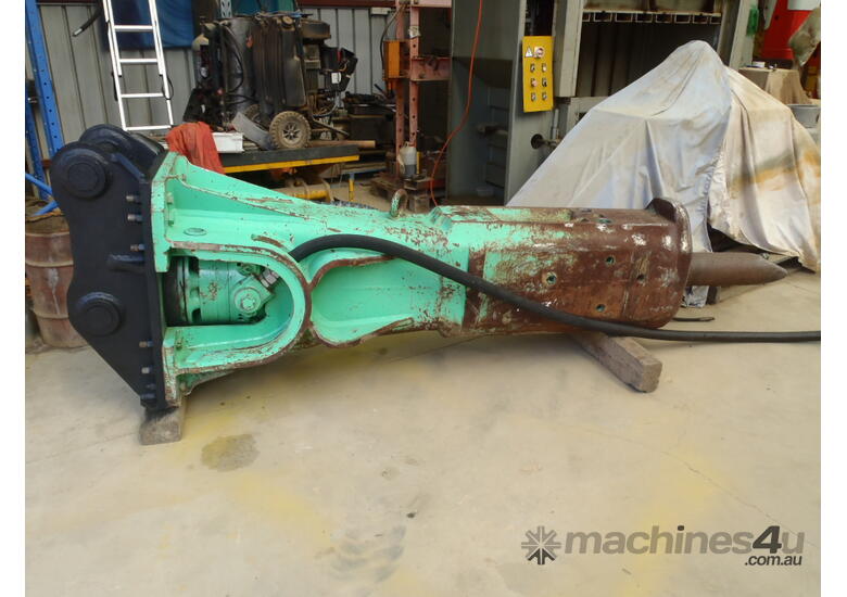 caption Montabert V55 Hydraulic Hammer Breaker HIRE