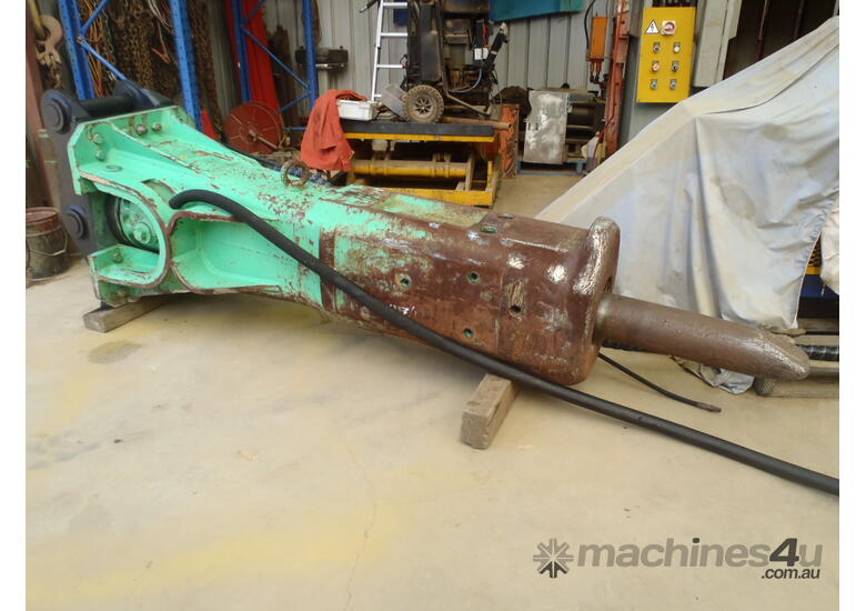 caption Montabert V55 Hydraulic Hammer Breaker HIRE