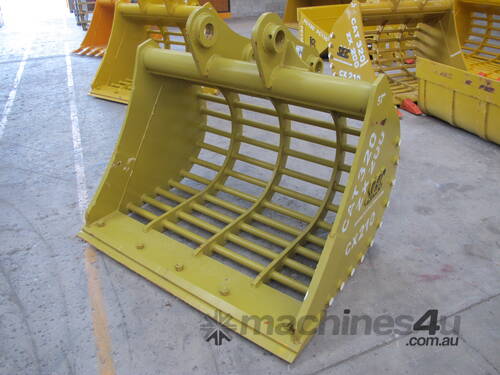  SEC 20 Ton Sieve (Mud Style) Bucket for Caterpillar CAT320 - Includes Pin, 1450mm Width, 75mm Gap
