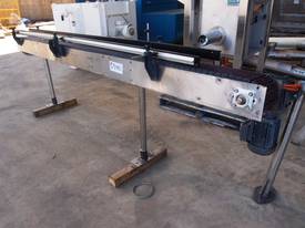 Slat Conveyor, 3400mm L x 190mm W x 870mm H. - picture0' - Click to enlarge