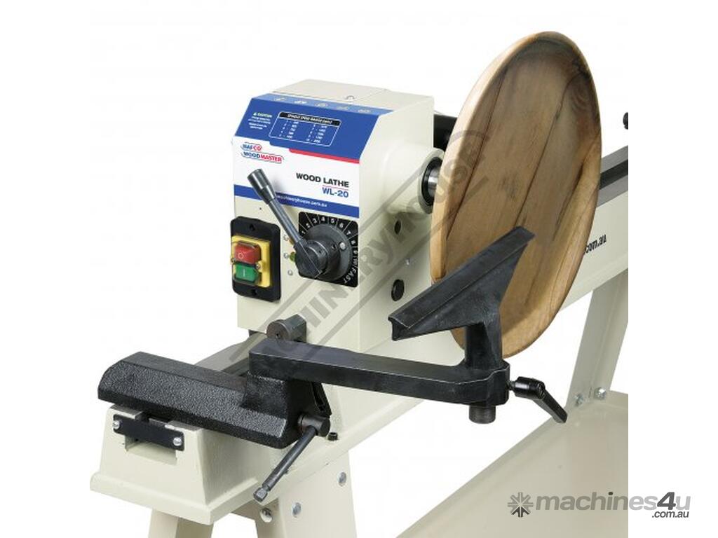 Hafco woodmaster WL20 Swivel Head Wood Lathe Ã˜370mm Swing x 1100mm