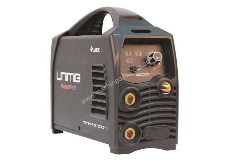 caption Unimig Razor ARC200 15A Inverter Welder VRD