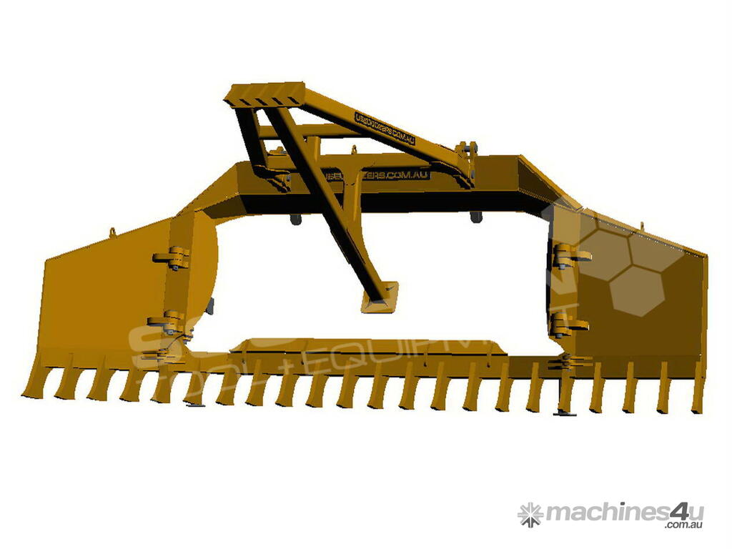 TREE PUSHER-Tree Spear- Bulldozer for tree stumping CAT-D8T-Bi-Folding-StickRake-Tree-Pusher-DOZRAKE_21789914.h