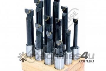 Boring Bar Set - 12 piece 18mm Shank Suits Boring Heads (BC-3K, BHB, VBHU)