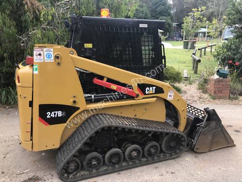 2014 CATERPILLAR 247B3LRC FOR SALE LOW HOURS WITH 5T ALLOY RAMPS AND LEVELLING BAR