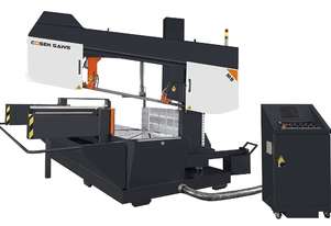 Cosen M8 CNC Double Mitre Automatic Bandsaw. Mitsubishi CNC, intelligent design.