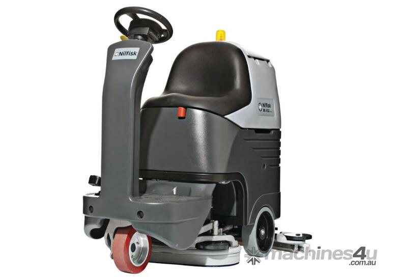 caption CLEANQUIP-Nilfisk BR752 Ride On Scrubber/Dryer