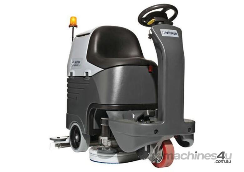 caption CLEANQUIP-Nilfisk BR752 Ride On Scrubber/Dryer