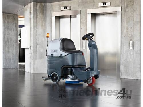 caption CLEANQUIP-Nilfisk BR752 Ride On Scrubber/Dryer
