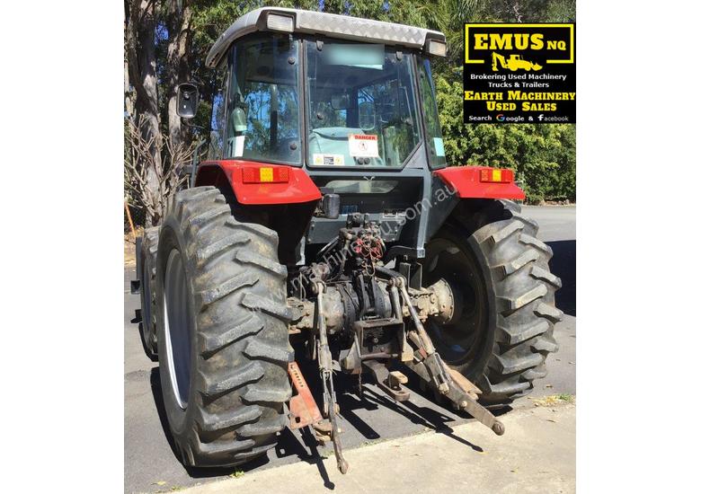 caption 1997 Massey Ferguson 4WD Tractor & Slasher. E.M.U.S. MS480