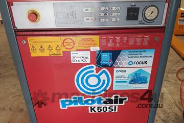 PILOT K50SI 10hp SILENT 98hrs. FOCUS 7.5hp NEW $2950. KAESER OIL-FREE DENTAL 240v