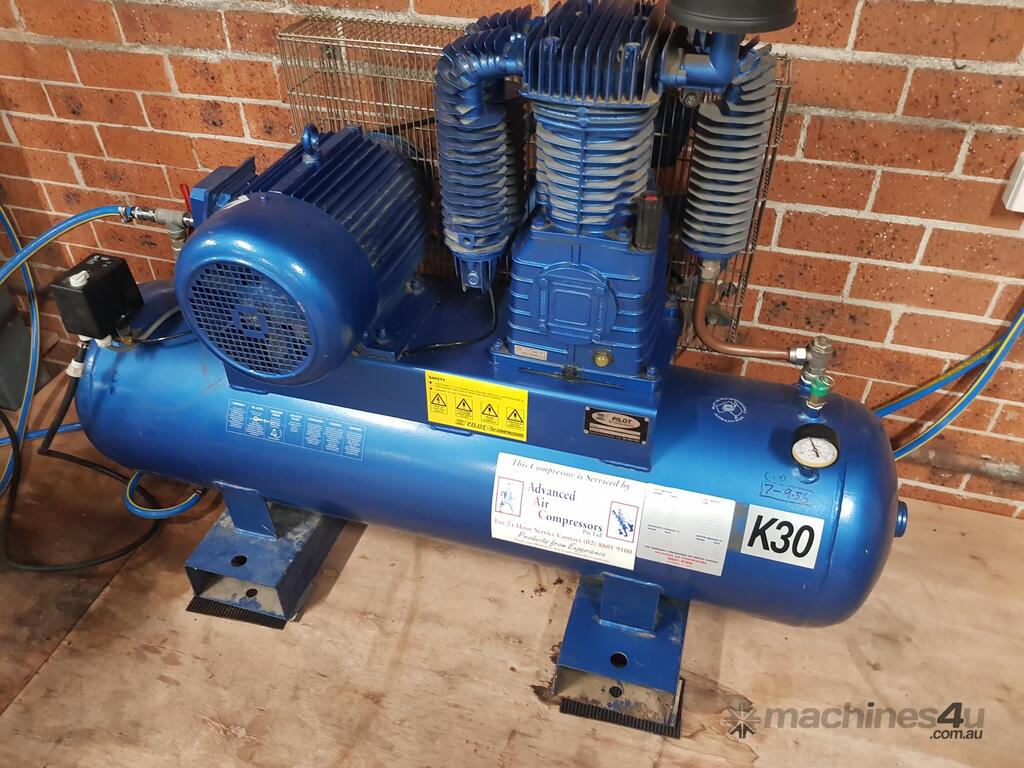 Used pilotair PILOT K30 CHAMPION 7 5hp Base AfterCooler PULFORD Silent