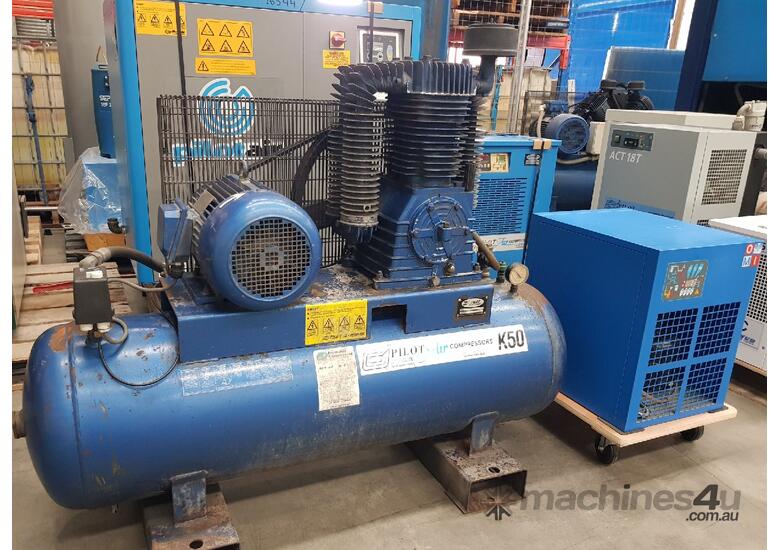 Used pilotair PULFORD SILENT 1 5Kw 16 Hours MARKWELL 10hp PILOTAIR K30