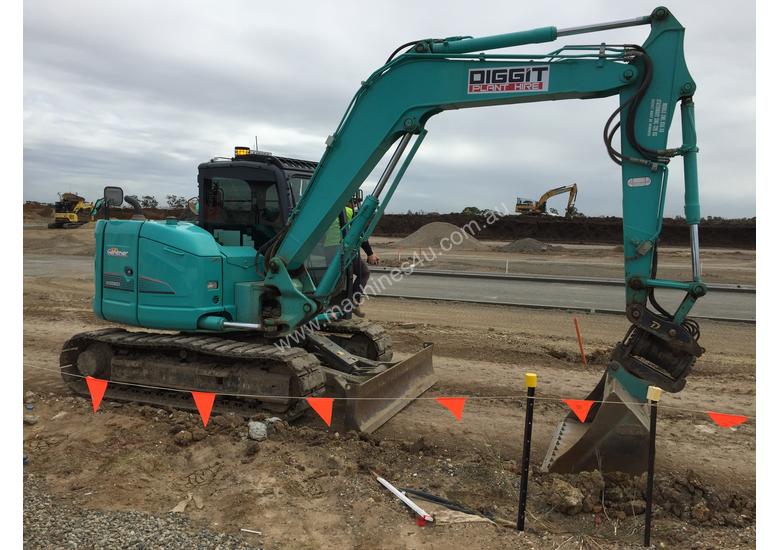 caption 2016 Kobelco SK85MSR-3 Excavator