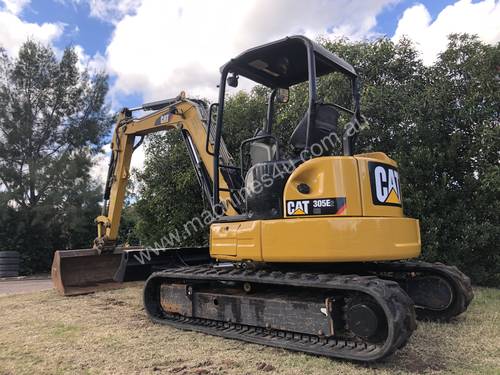 2015 CAT 305E2  5T Fully Serviced with only 1871hrs includes 300mm, 450mm, 600mm, 1500mm Mud
