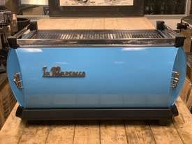 LA MARZOCCO GB5 3 GROUP CUSTOM BABY BLUE & BLACK ESPRESSO COFFEE MACHINE  - picture2' - Click to enlarge