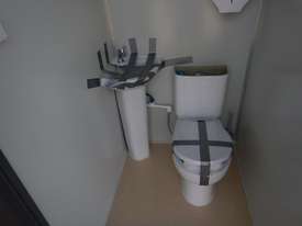 Portable, Double Toilet c/w Sink - picture2' - Click to enlarge