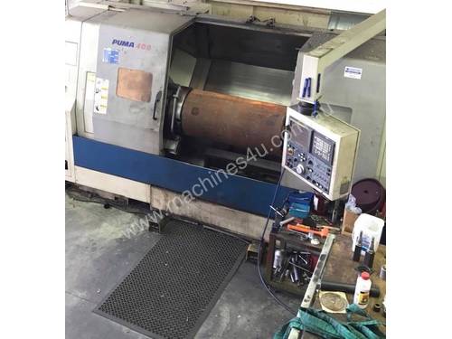 2006 Doosan 400C Large spindle bore lathe