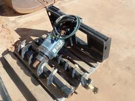 *As New* Digga PD3 Auger Drive and Augers to suit Skidsteer Loader - picture0' - Click to enlarge
