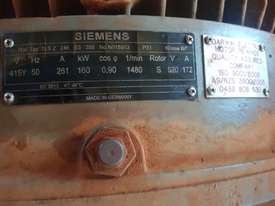 160 kw 220 hp 4 pole 1480 rpm 415 volt Foot Mount 355 frame Siemens Slip Ring Electric Motor - picture0' - Click to enlarge