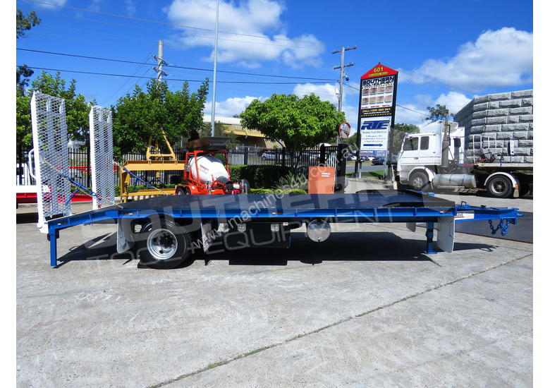 caption Single Axle Tag Trailer 11 Ton Metallic Blue ATTTAG