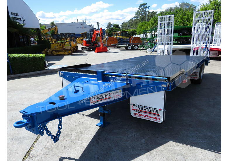 caption Single Axle Tag Trailer 11 Ton Metallic Blue ATTTAG