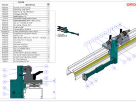 Brobo Waldown Cold Saw S400G c/w Stand Metal Saw 415 Volt 21 / 42 RPM Part Number: 9740020 - picture1' - Click to enlarge