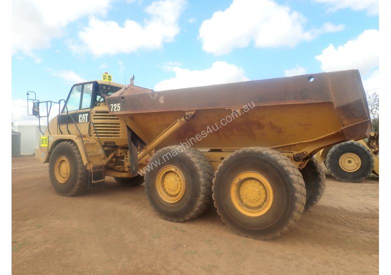 caption Caterpillar 725 Articulated Dump Truck