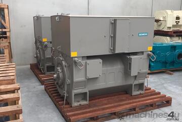 1600 KW 2200 HP 4 pole 1490 rpm 3300 volt Foot Mount frame 450 AC Siemens Electric Motors