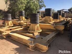 11 x Circa 2015 Meckellar Tubing Head Spool Shipping Skids - picture1' - Click to enlarge