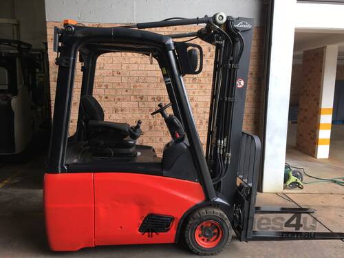 2013 Roll Out Linde E16 Container Mast 4.6m Side Shift Great Battery Like New Co