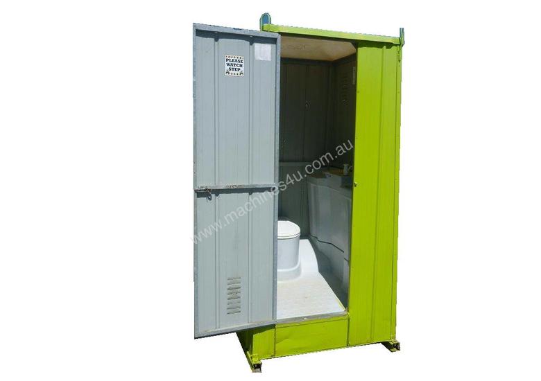 caption PORTABLE SITE TOILET
