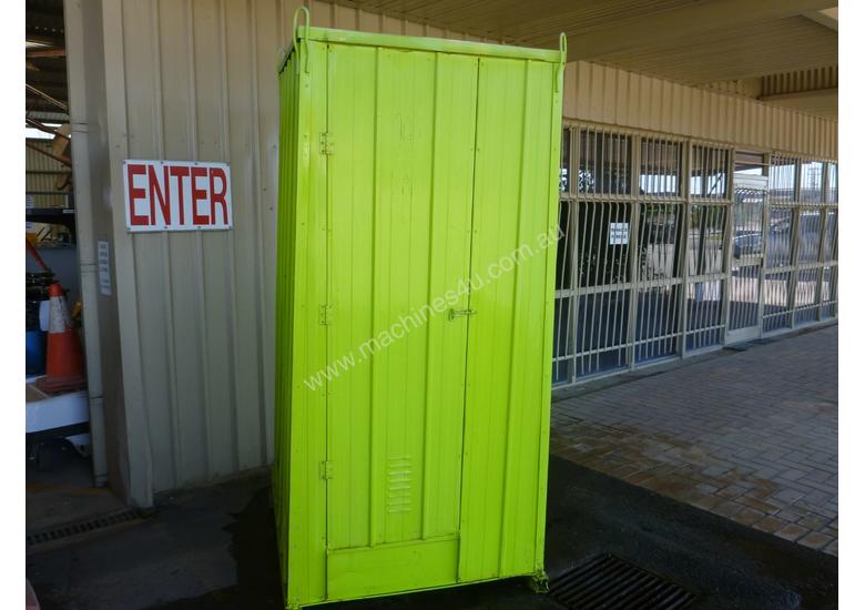 caption PORTABLE SITE TOILET