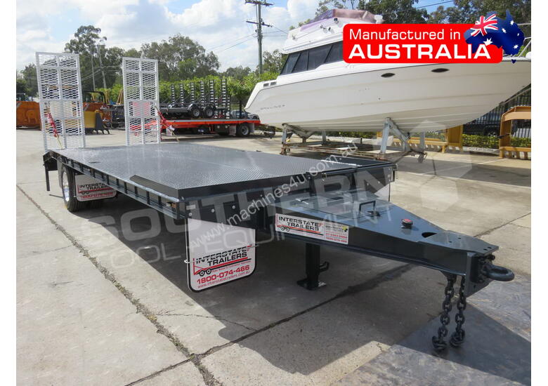 caption Interstate Trailers Single Axle Tag Trailer 11 Ton Grey ATTTAG