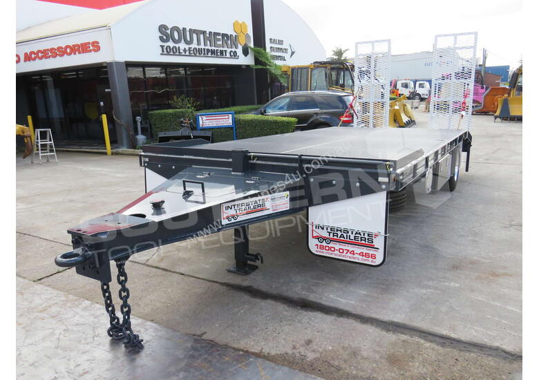 caption Interstate Trailers Single Axle Tag Trailer 11 Ton Grey ATTTAG