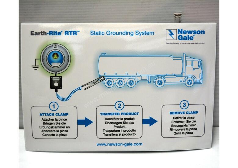 caption NEWSON GALE RTRMEA1A3A Earth Rite Static Tanker Grounding System Complete Kit