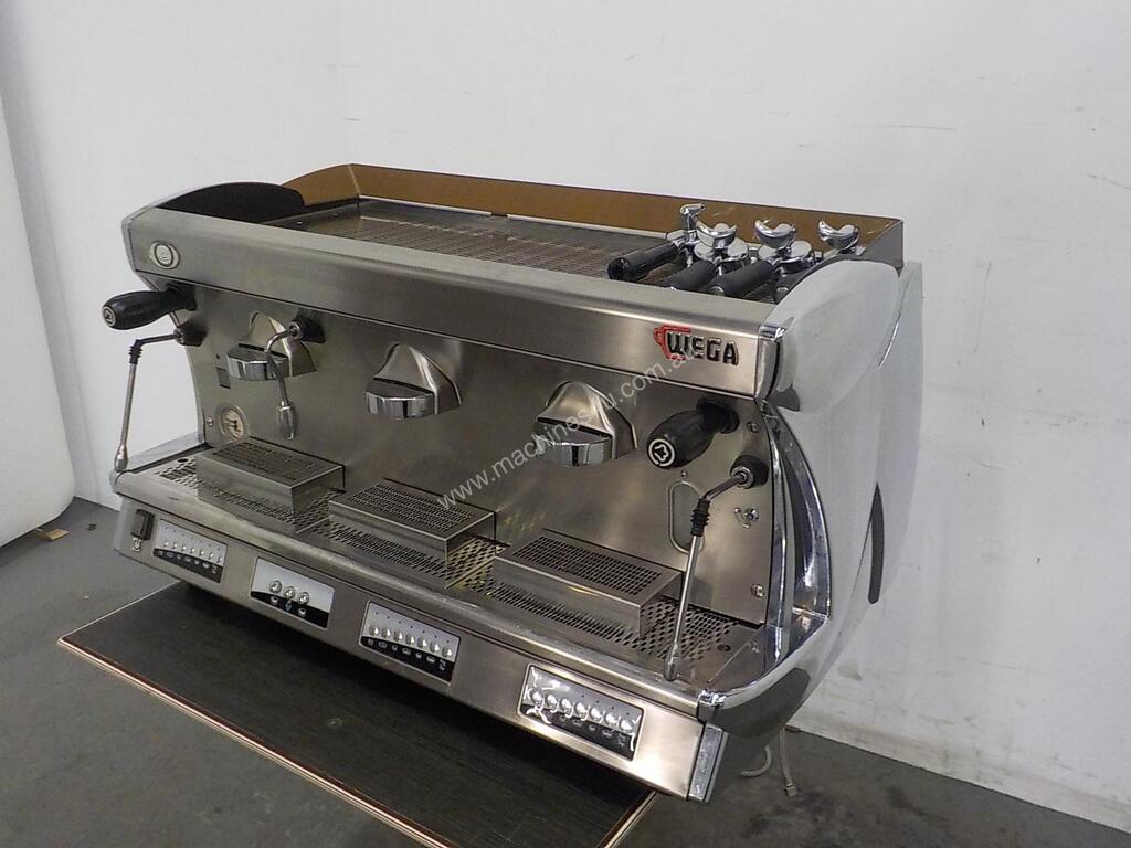 Used wega Wega VELA 3 Group Coffee Machine Upright Storage Freezer in