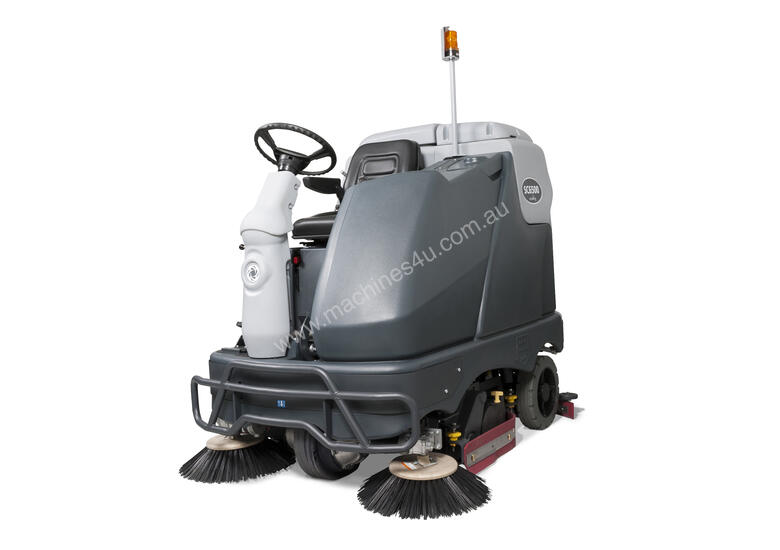 caption Nilfisk SC6500 Cylindrical Large Ride on Scrubber - Special Order required