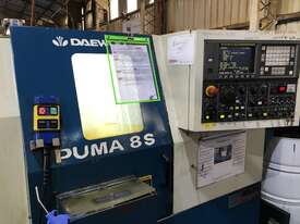 Daewoo Puma 8S 2 axis CNC Lathe with Barfeeder. - picture0' - Click to enlarge